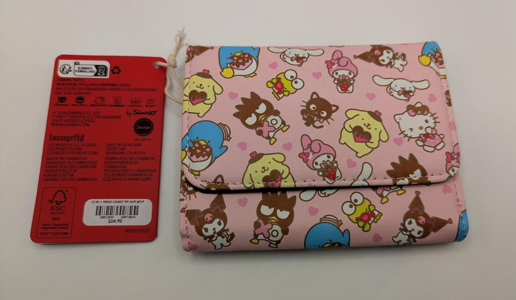 Loungefly Sanrio Hello Kitty & Friends Pink Candy Wallet