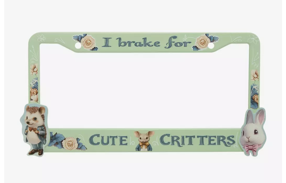 Open Road - Cute Critters License Plate Frames