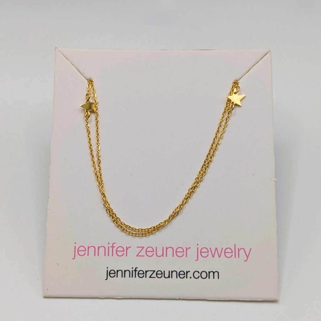 Jennifer Zeuner Double Star Necklace