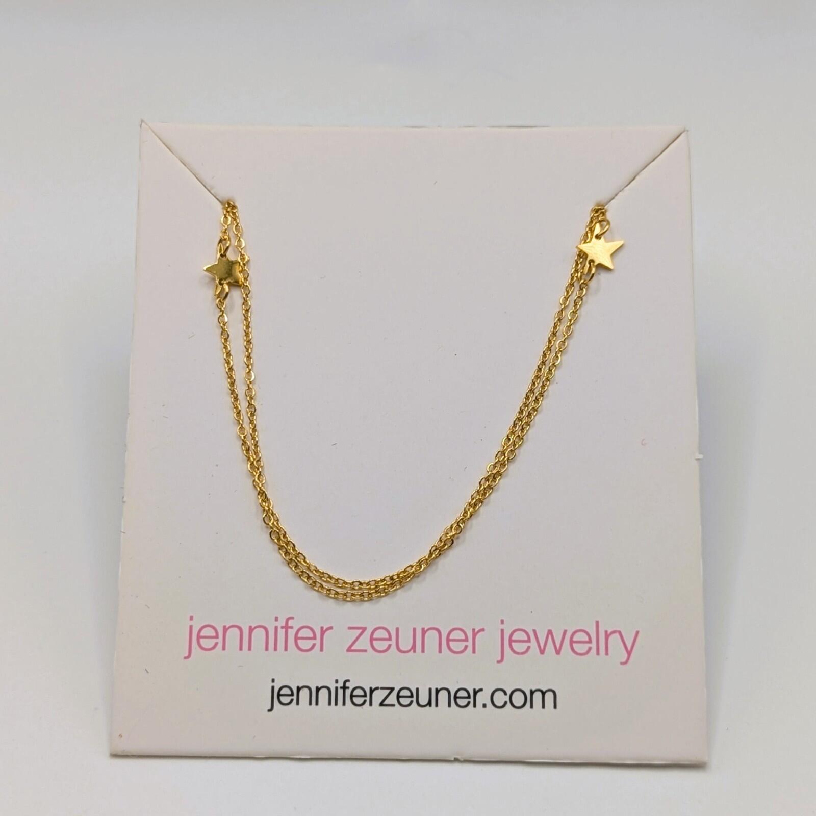 Jennifer Zeuner Double Star Necklace
