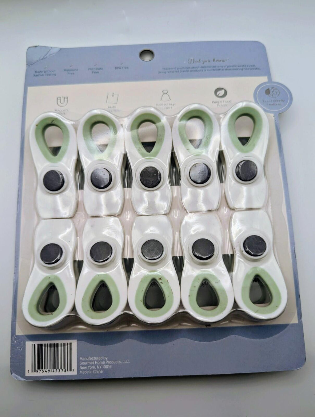 10-piece Magnetic Bag Clips