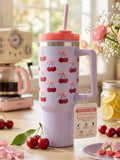 Hydraquench Cherries n Bows Insulated Tumbler