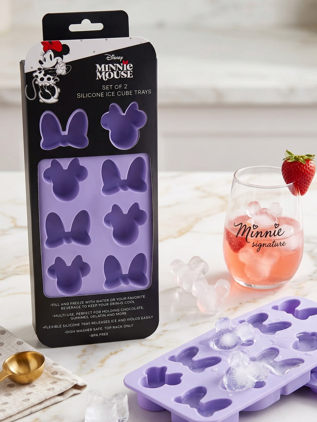 Minnie Mouse Silicone Ice Cube Tray