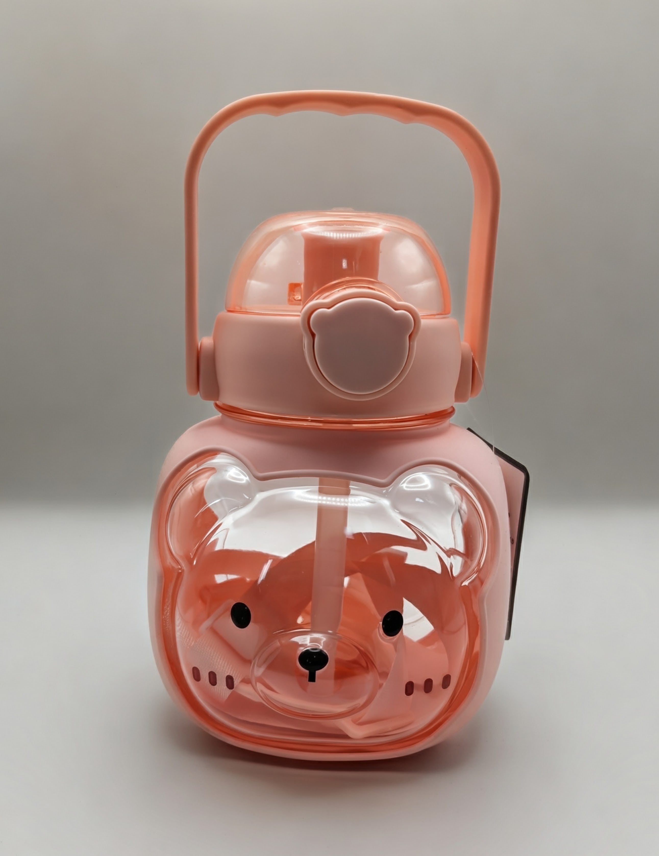 Pink Bear 30oz Water Bottle