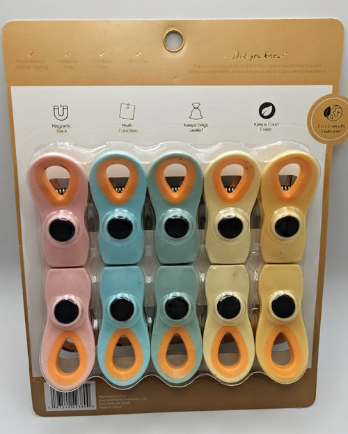 10-piece Magnetic Bag Clips