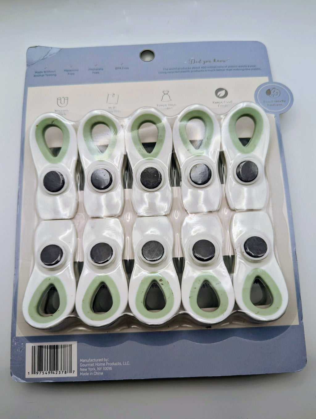 10-piece Magnetic Bag Clips