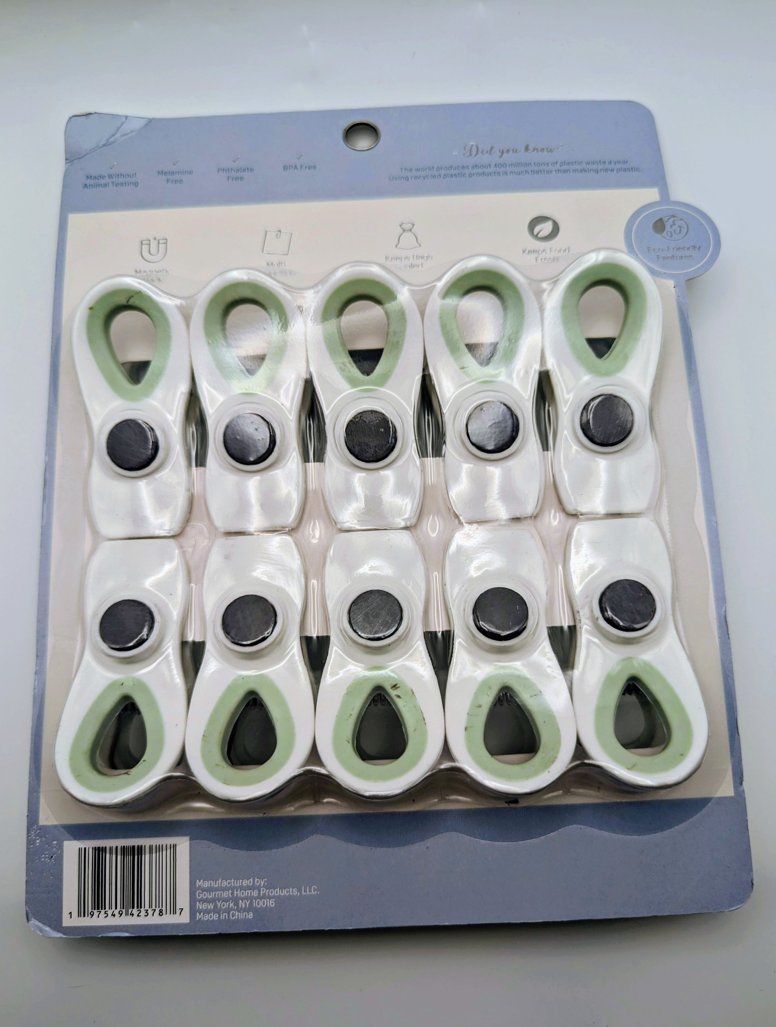 10-piece Magnetic Bag Clips