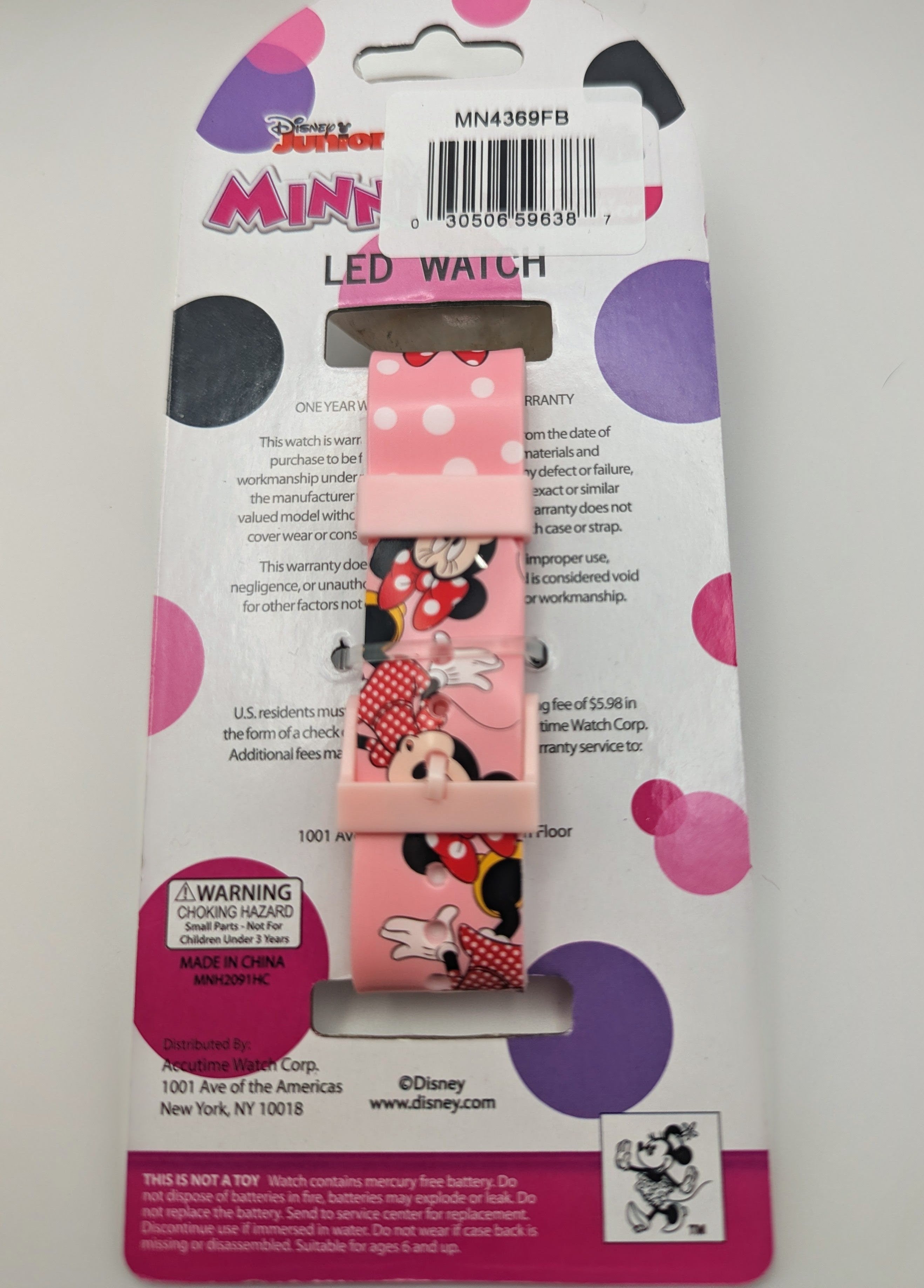 Minnie Mouse Kids LED Watch