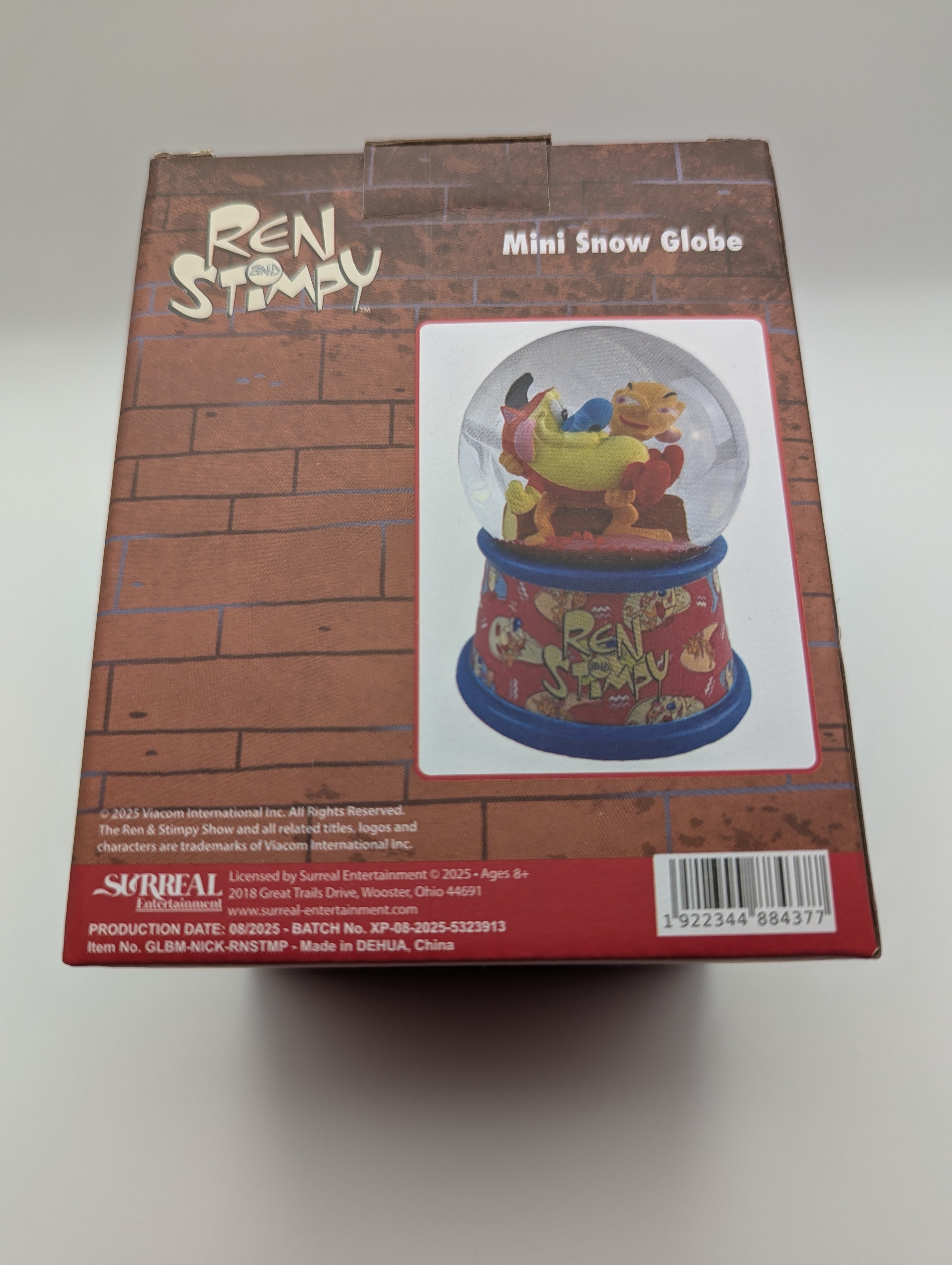 Ren & Stimpy Mini Snow Globe