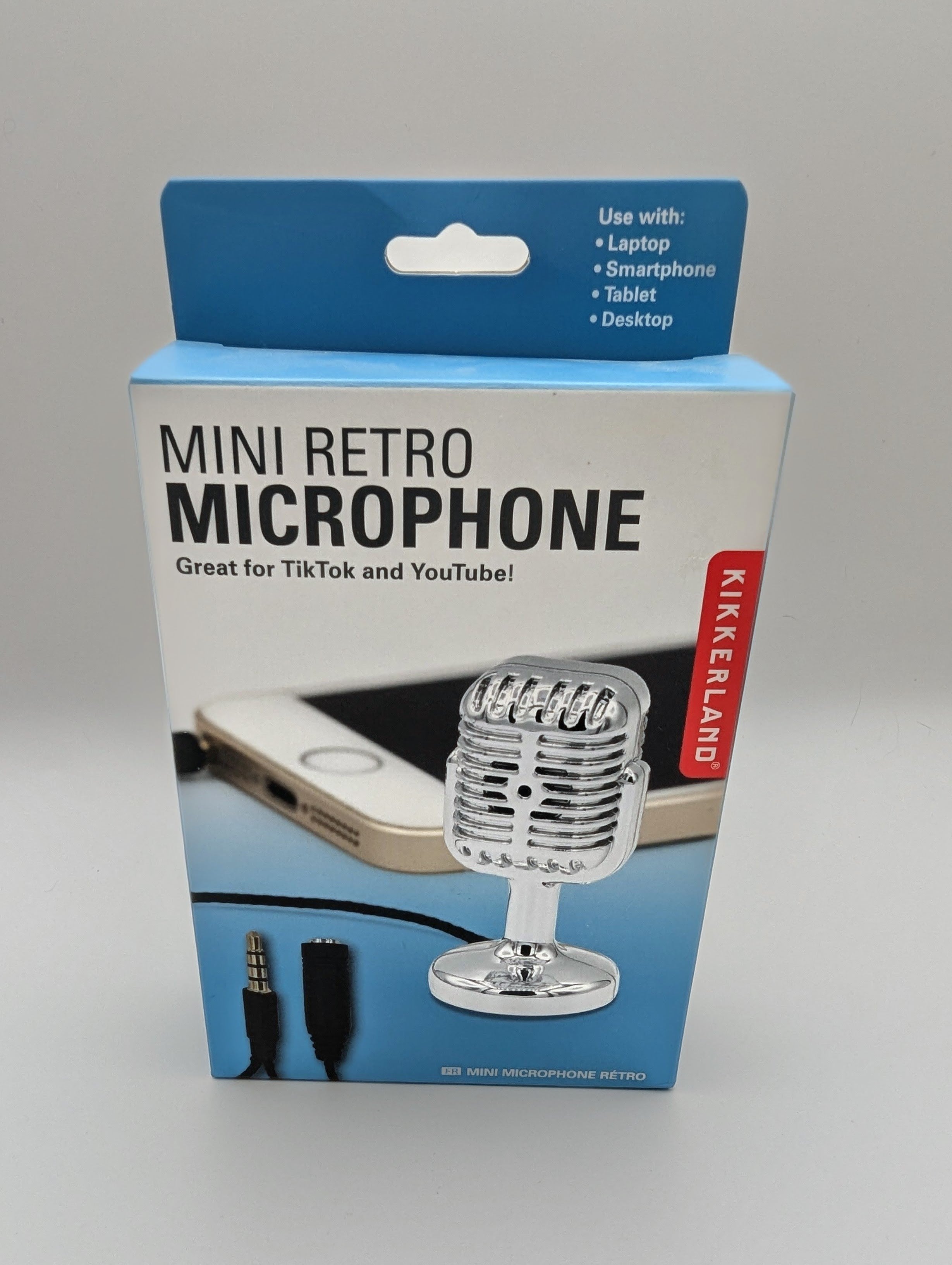 Kikkerland Mini Retro Microphone