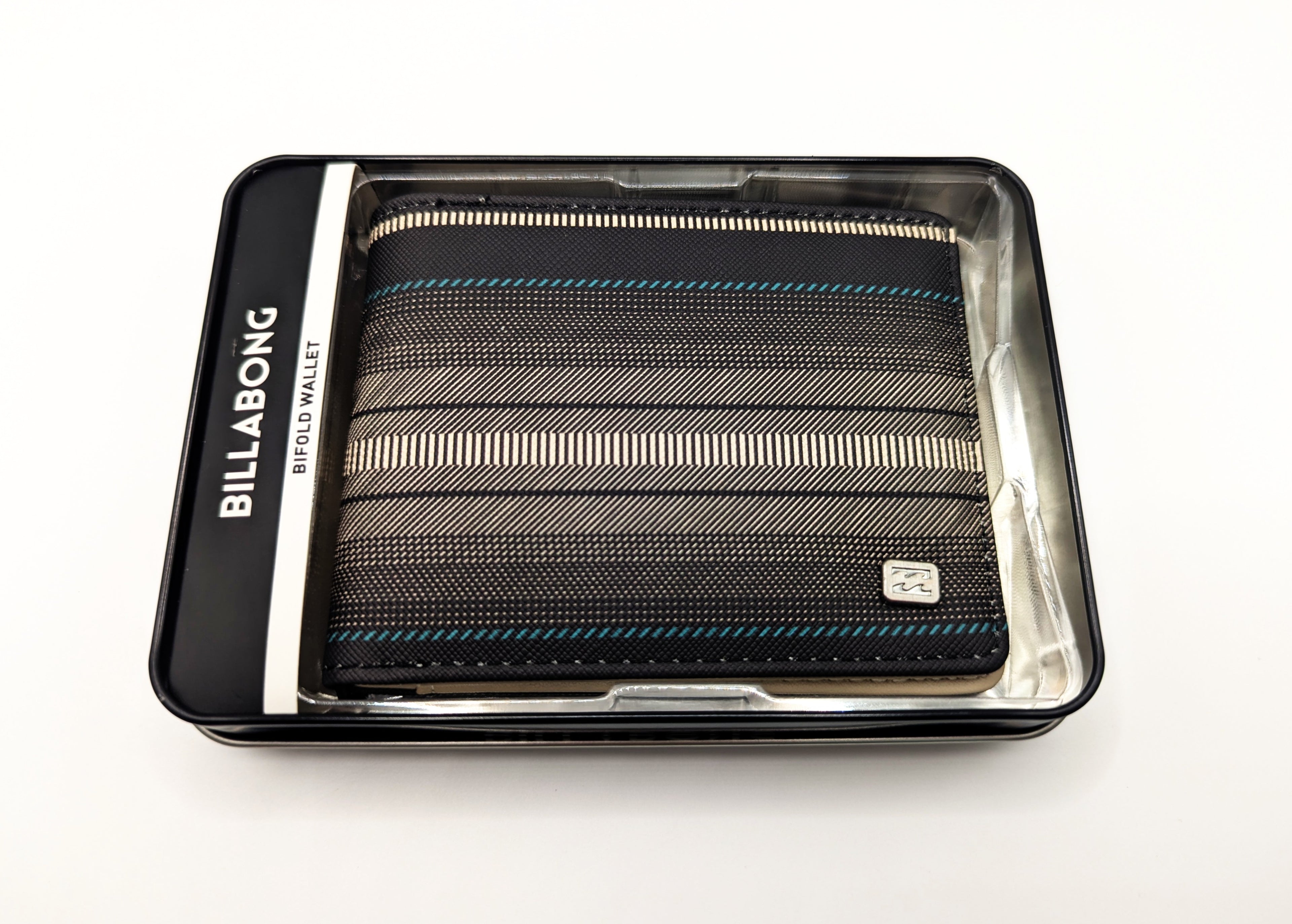 Striped Billabong Bifold Wallet