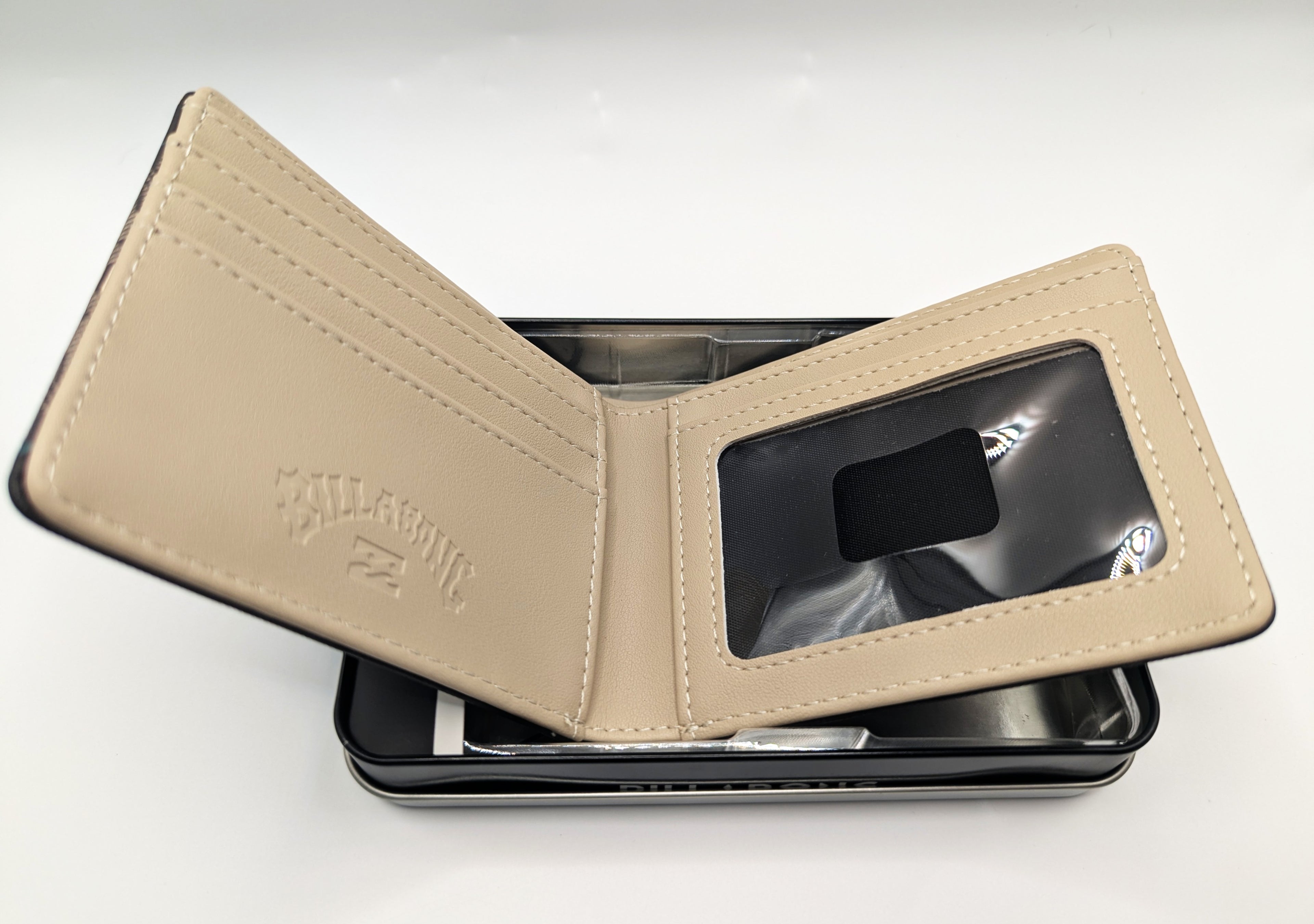Striped Billabong Bifold Wallet