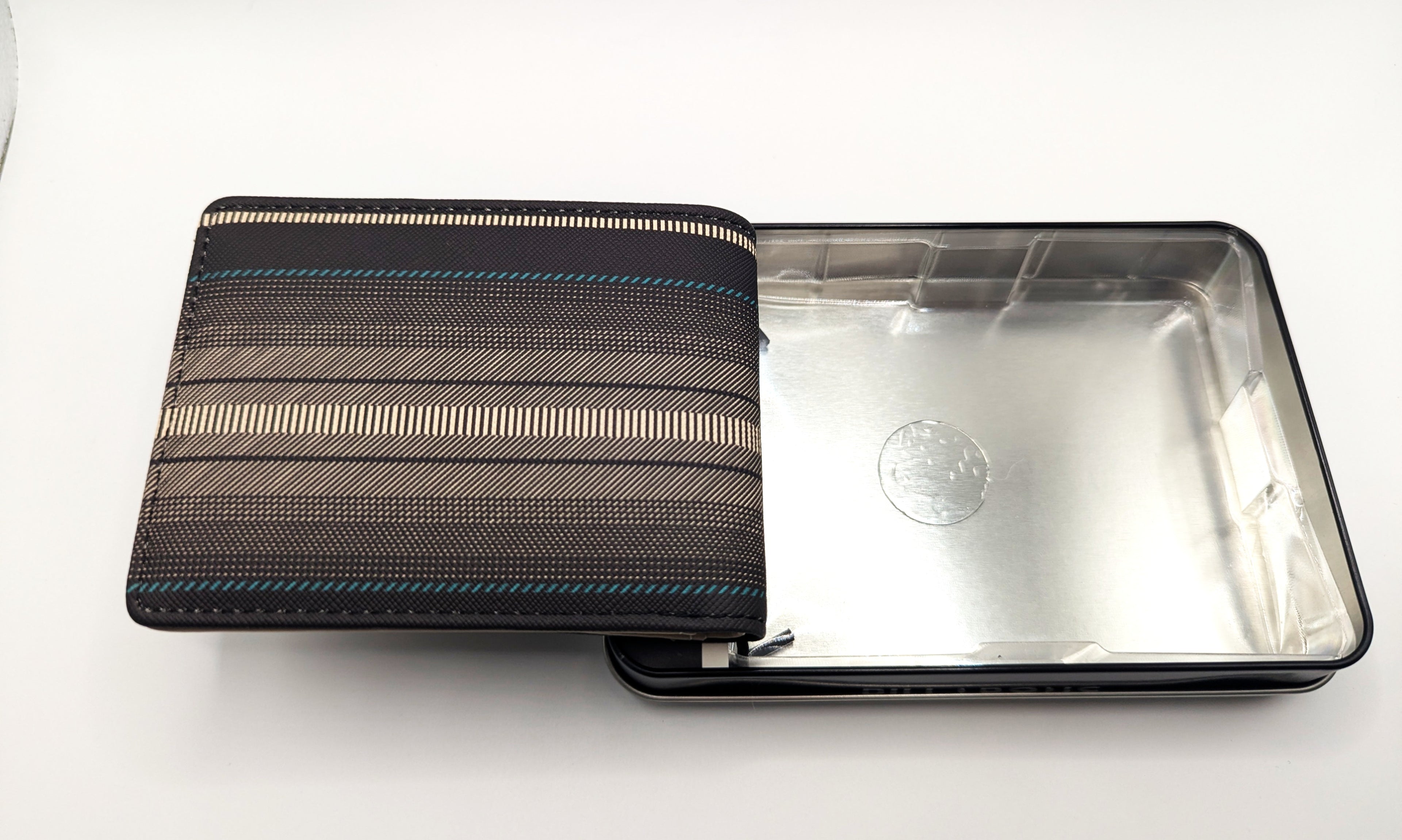 Striped Billabong Bifold Wallet
