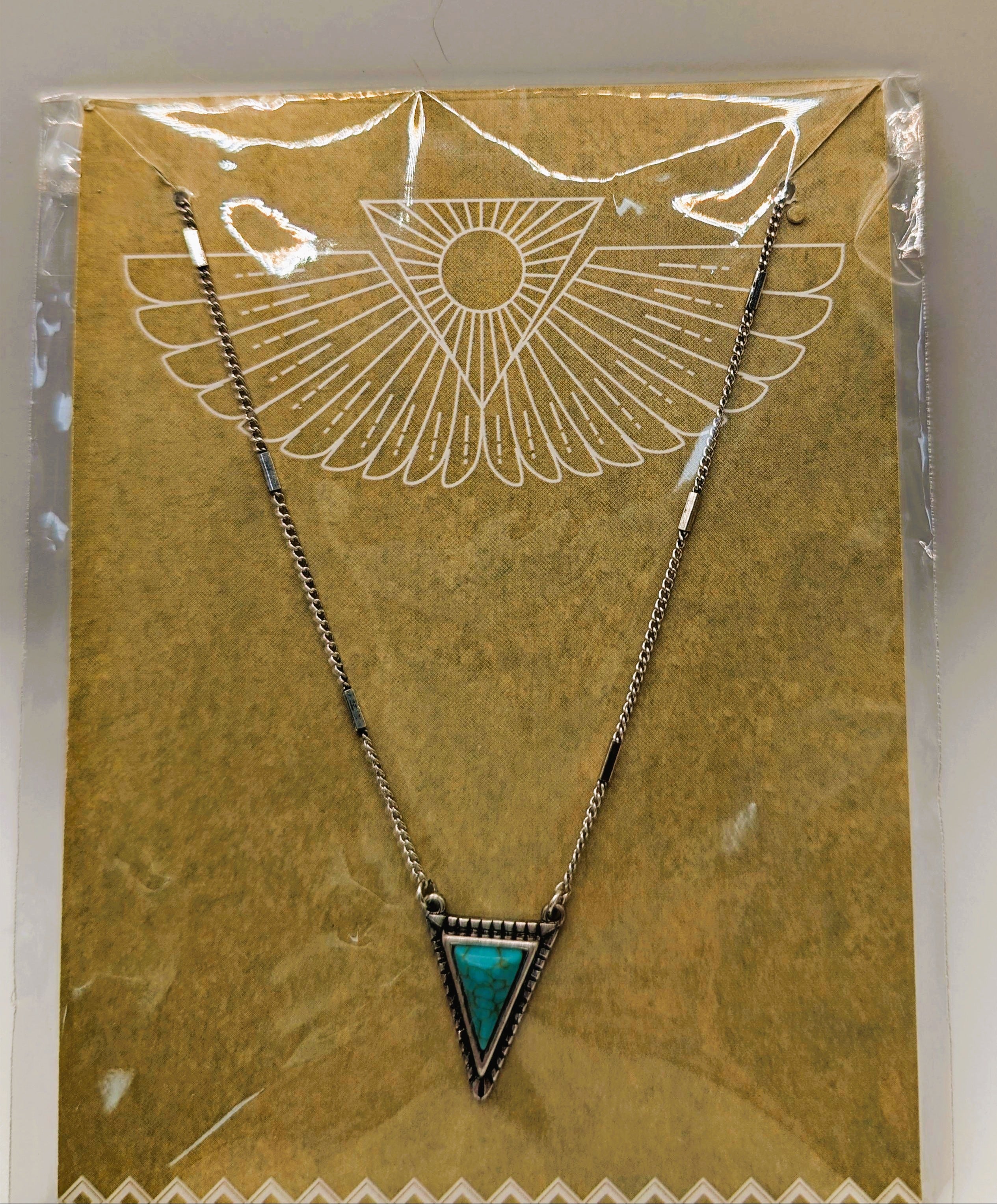Hiouchi Jewels Turquoise Triangle Necklace