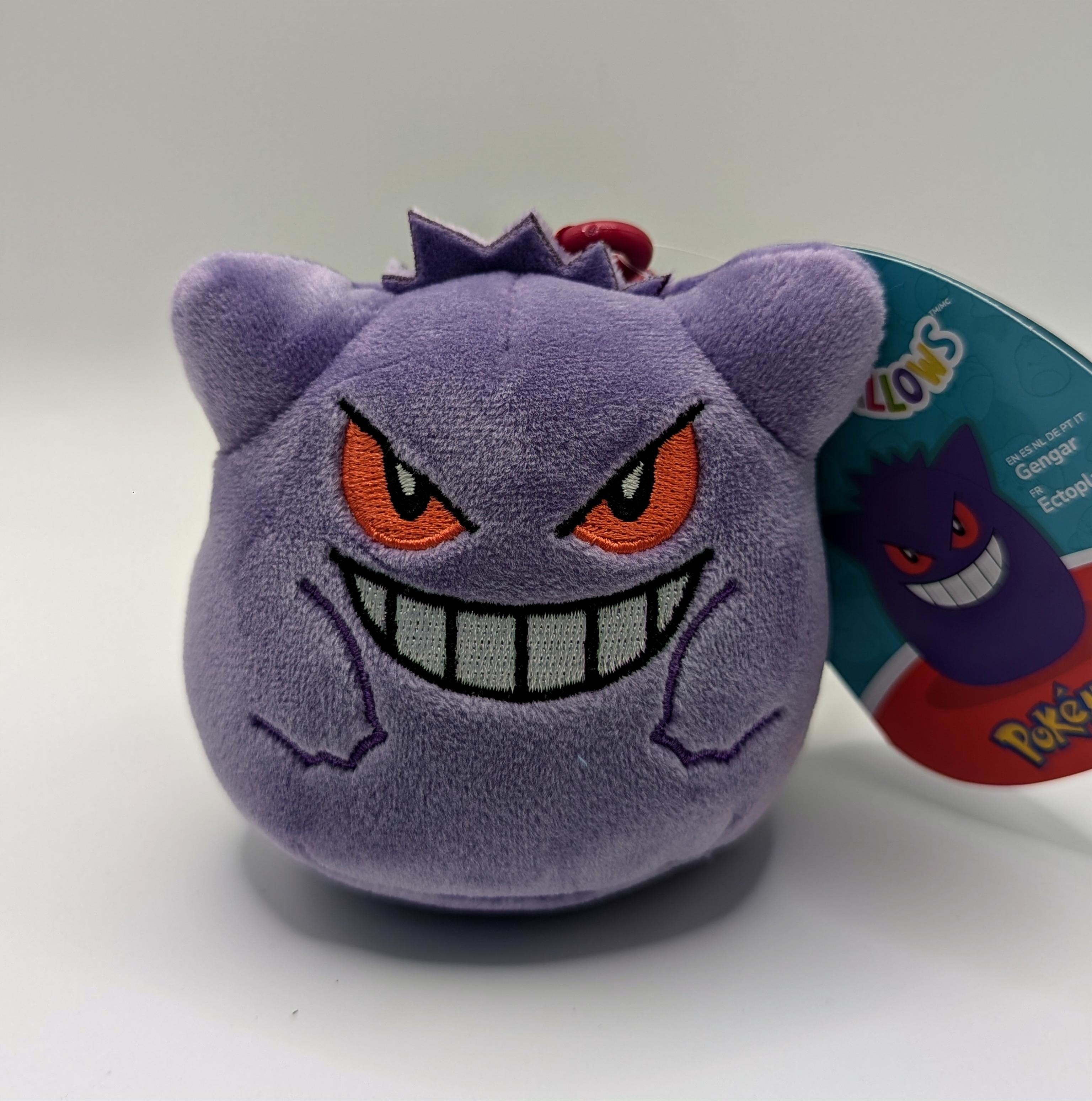 Squishmallows Pokémon Gengar Plush Clip