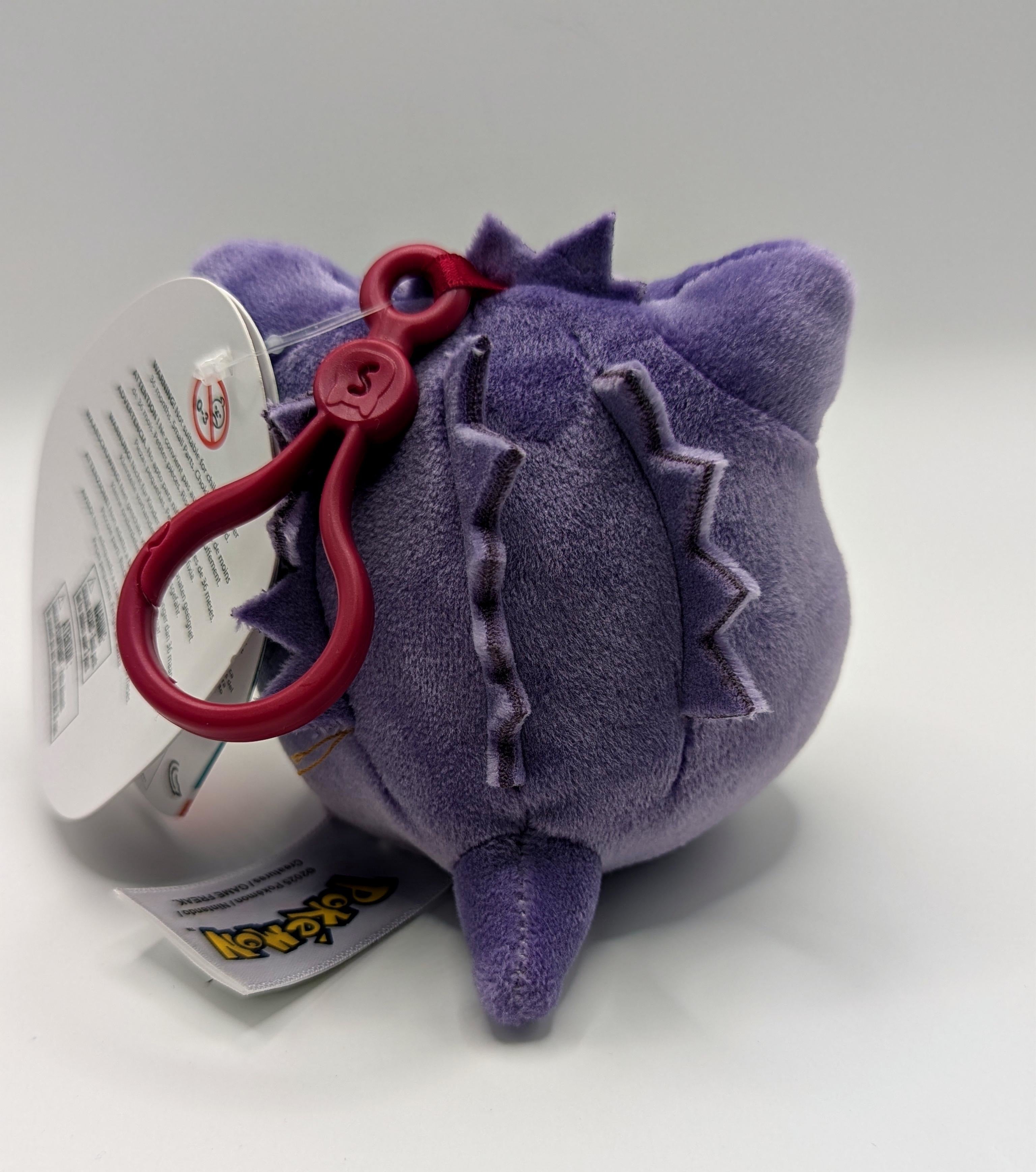 Squishmallows Pokémon Gengar Plush Clip