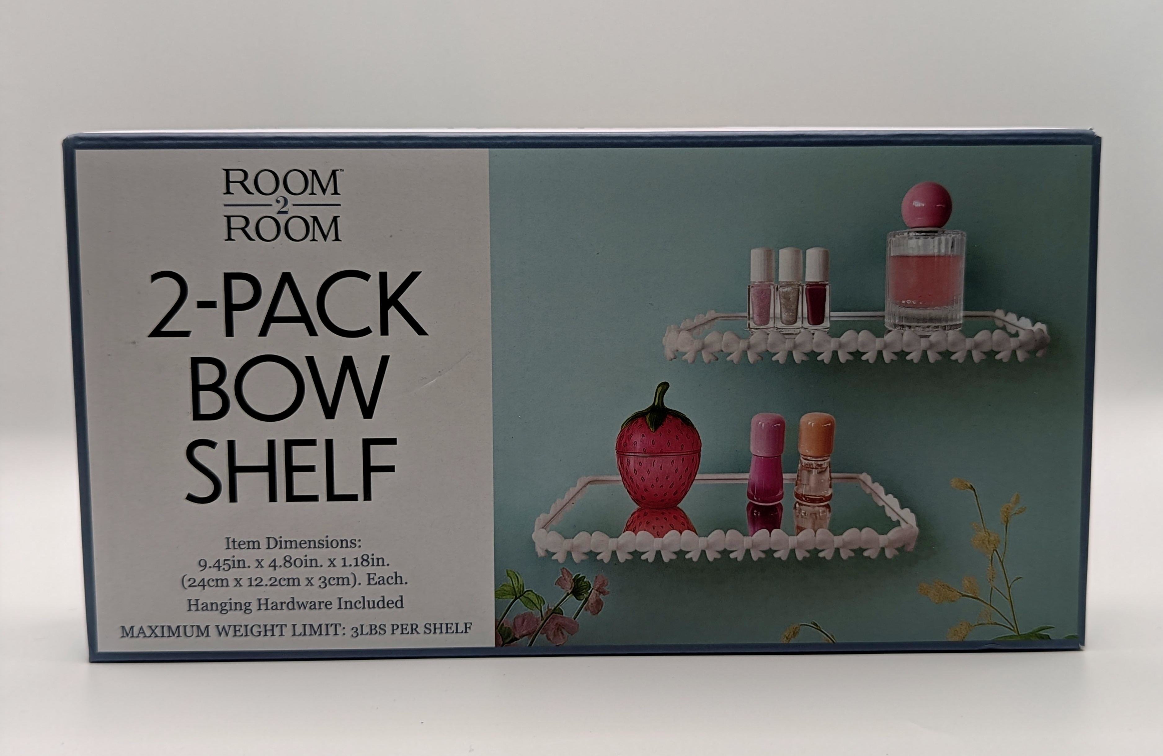 Room 2 Room 2-Pack Bow Shelf