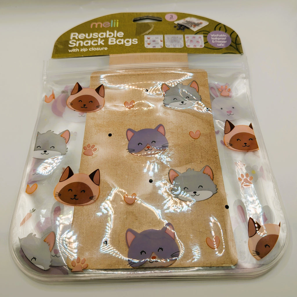 Melii Reusable Snack Bags (3 pack)