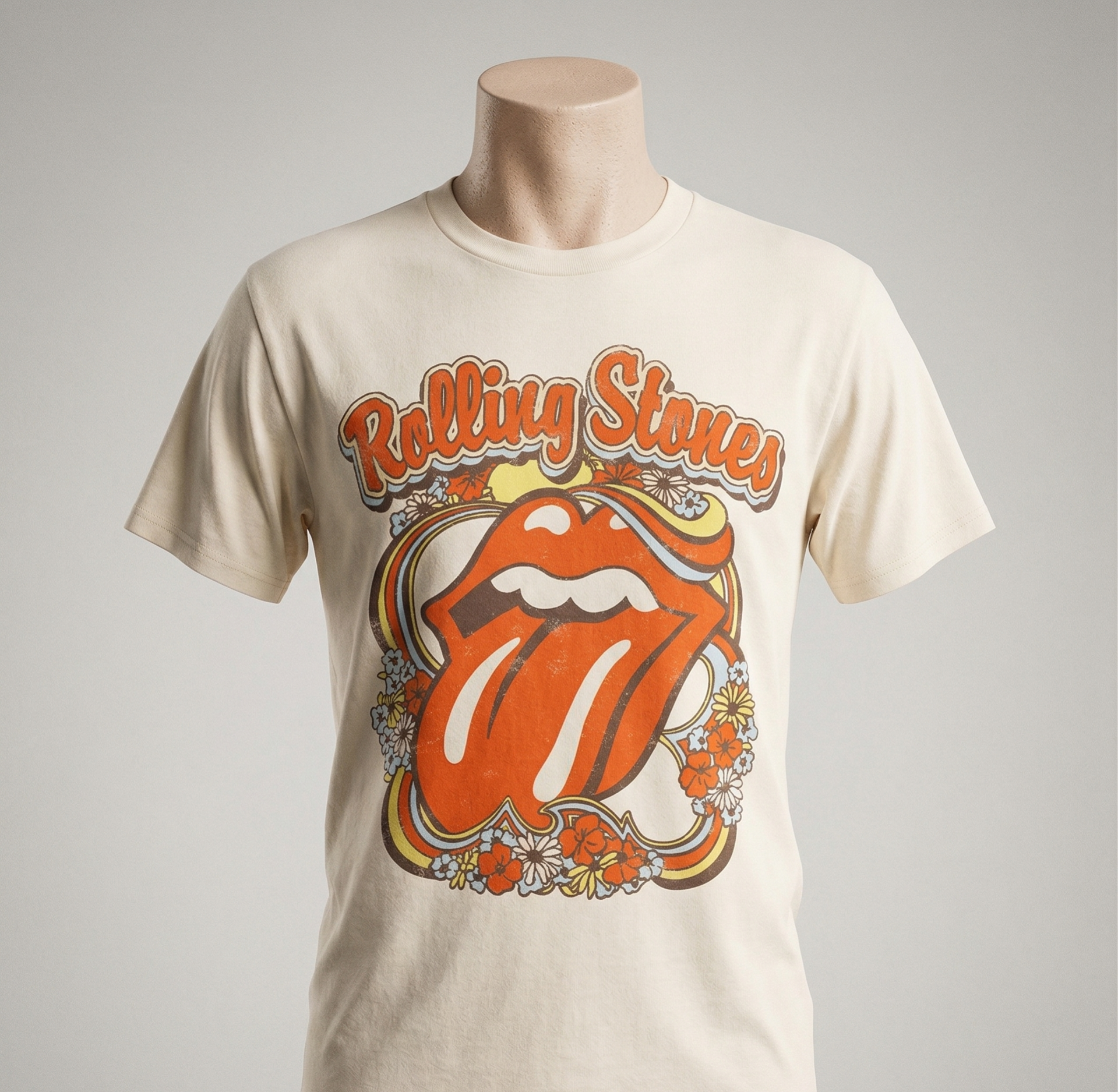 The Rolling Stones Floral Tee - Small