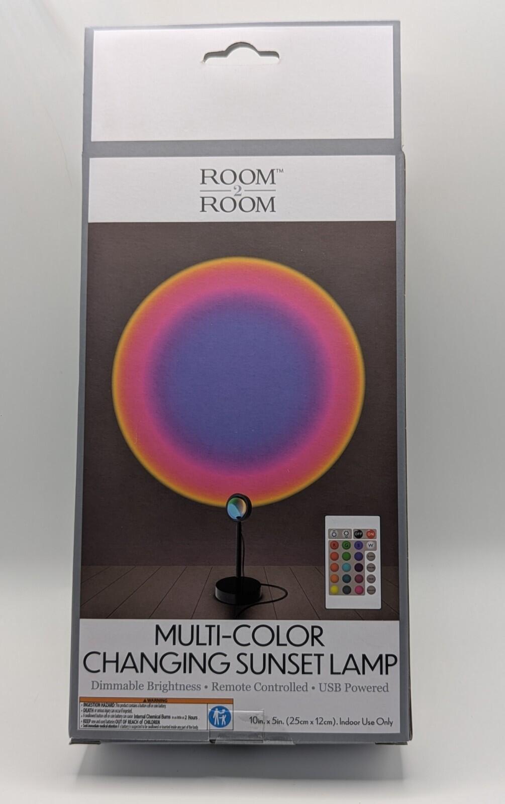 Room 2 Room Multi-Color Changing Sunset Lamp