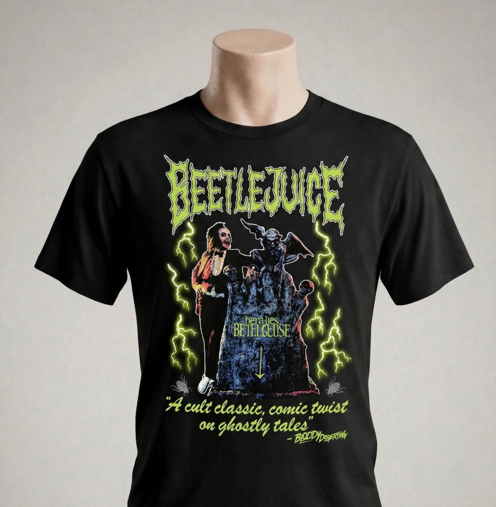 Beetlejuice Glow in the Dark Tee