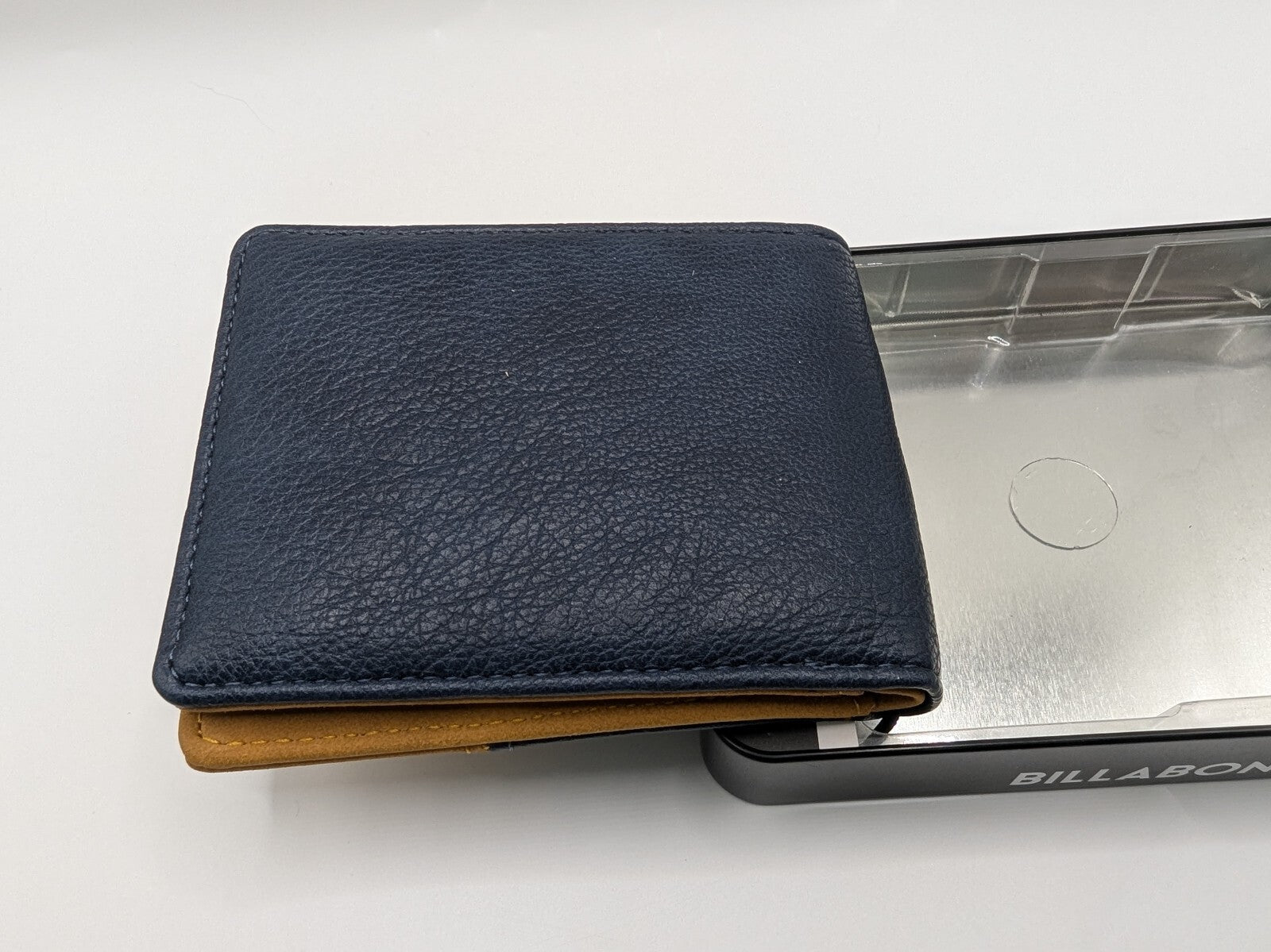Billabong Leather and Suede Bi-Fold Wallet