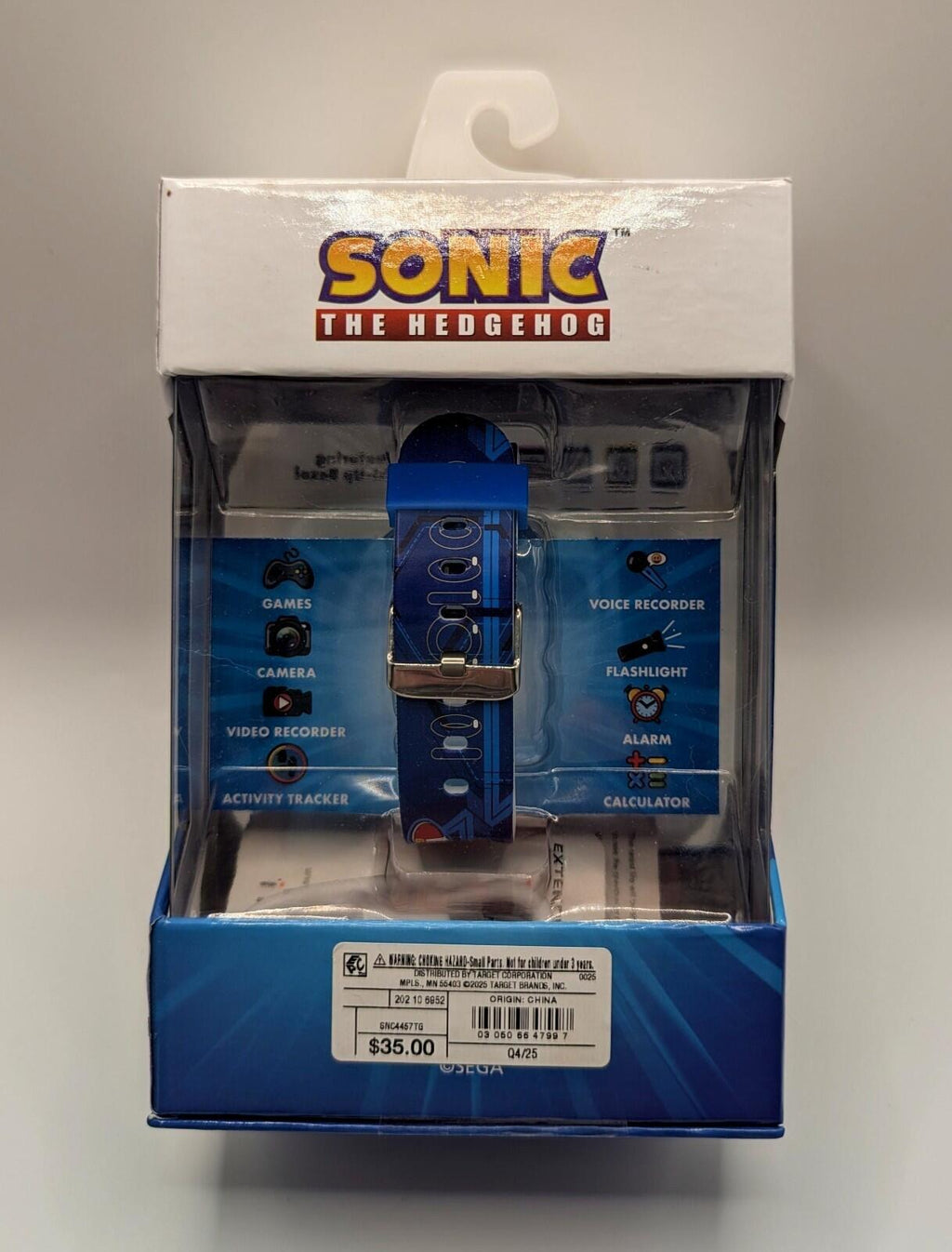Sega Sonic the Hedgehog Smartwatch