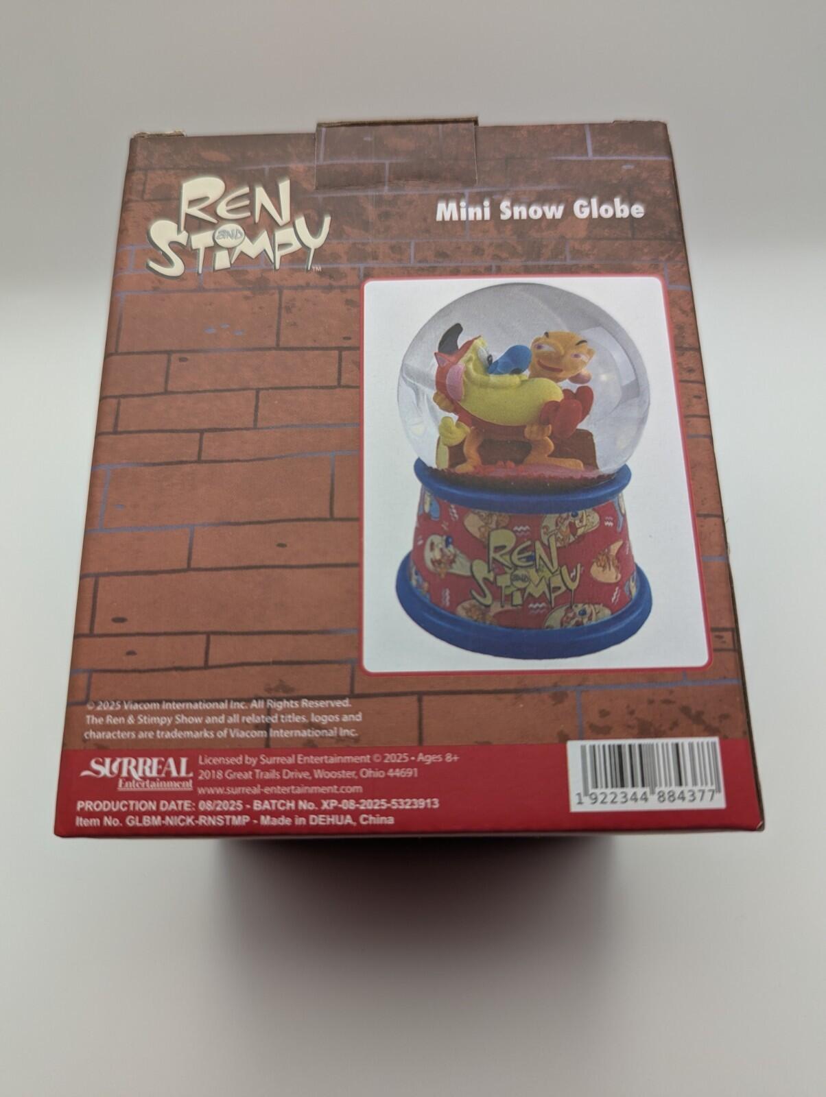 Ren & Stimpy Mini Snow Globe