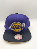 Mitchell & Ness Los Angeles Lakers Core Basic Snapback Hat
