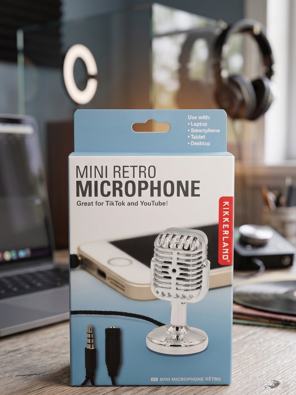 Kikkerland Mini Retro Microphone
