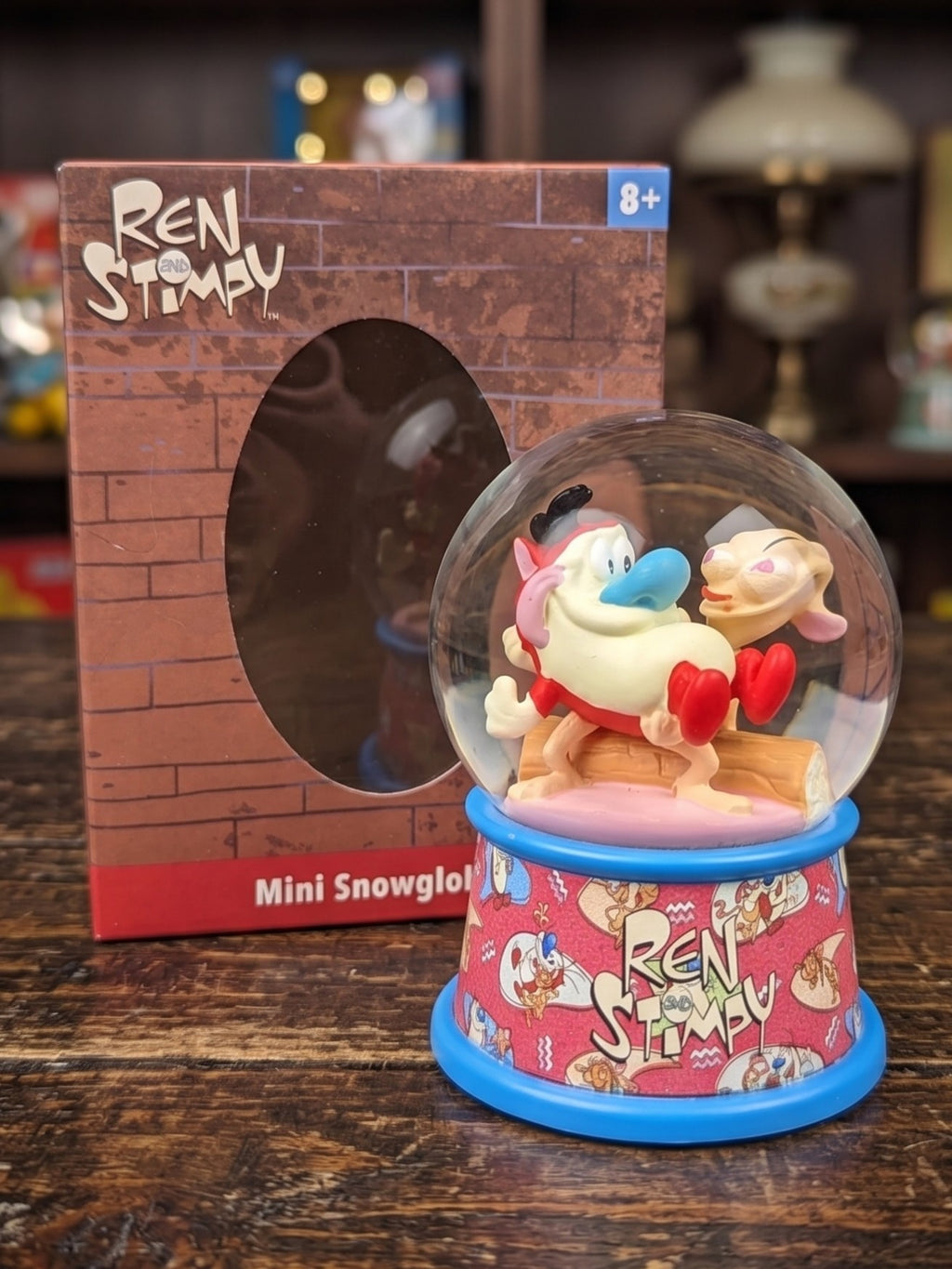 Ren & Stimpy Mini Snow Globe