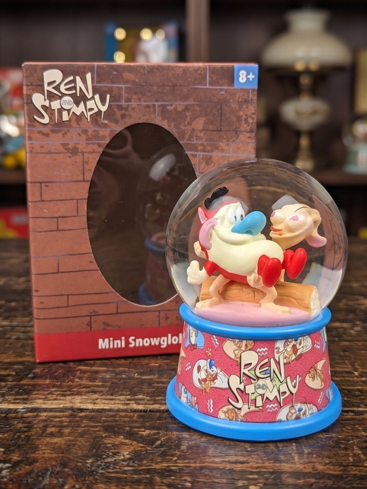 Ren & Stimpy Mini Snow Globe